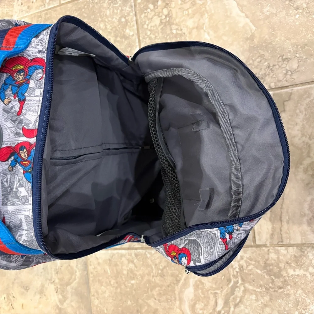 Pottery Barn Kids DC Superman Rolling Backpack‎